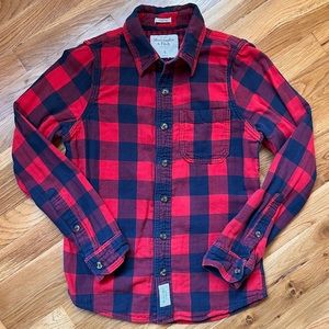 Abercrombie & Fitch Plaid Flannel (Small)